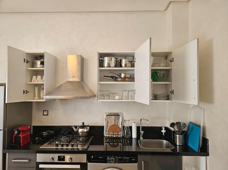Très bel appartement en face du parc, près du Novotel Mohammedia Esterno foto